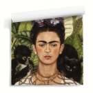 Tapeta z reprodukcją obrazu - Frida Kahlo "Autoportret z cierniowym naszyjnikiem i kolibrem" Tapeta z reprodukcją obrazu - Frida Kahlo "Autoportret z cierniowym naszyjnikiem i kolibrem"