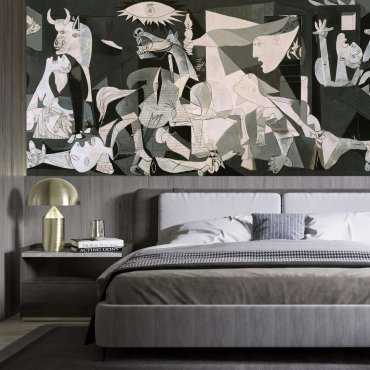 Tapeta ścienna z reprodukcją obrazu "Guernica" Pablo Picasso