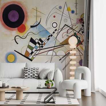 Tapeta ścienna z reprodukcją obrazu "Kompozycja VIII" Wasilij Kandinski