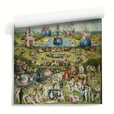 "Ogród rozkoszy ziemskich" Hieronim Bosch   tapeta ścienna z  reprodukcją obrazu