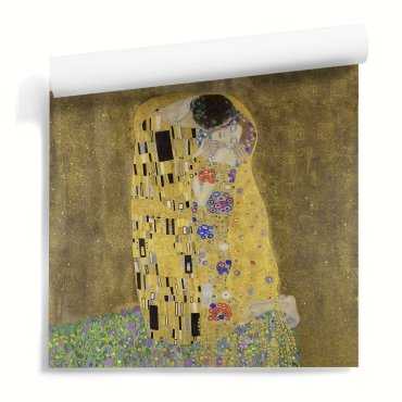 Gustav Klimt "Pocałunek" - tapeta ścienna z reprodukcją obrazu