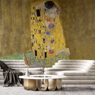 Gustav Klimt "Pocałunek" - tapeta ścienna z reprodukcją obrazu