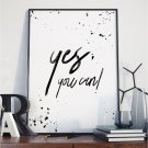 Plakat w ramie - Yes You Can Plakat w ramie - Yes You Can
