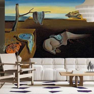 Tapeta ścienna reprodukcja obrazu  "Trwałość pamięci"  Salvador Dali