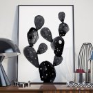 Plakat w ramie - Black Cactus Plakat w ramie - Black Cactus