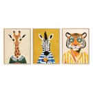 fashionable zoo plakaty w zestawie