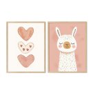 plakaty w ramie llama love plakaty w ramie llama love