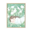 plakat z zajączkiem bunny hug