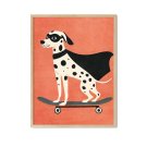 dalmatian skater plakat w ramce