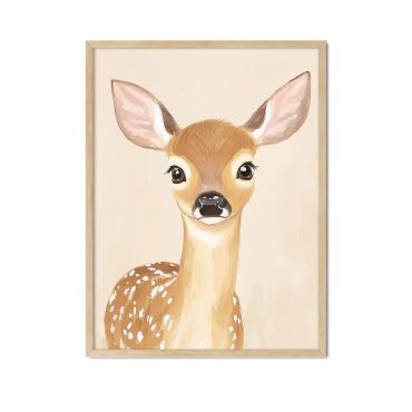 endearing deer plakat ścienny