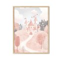 plakat dla dzieci peach castle