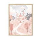 plakat dla dzieci peach castle