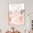 plakat dziewczęcy peach castle