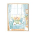 plakat z pieskiem prince poodle