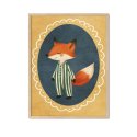 plakat dziecięcy sleepy fox