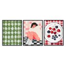 plakaty piknik checkered day