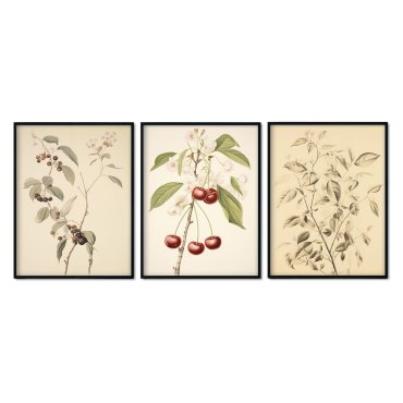 herbarium pages plakaty w zestawie
