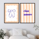 ciao amore plakaty z napisem