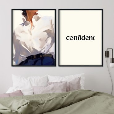 confident spirit plakaty w zestawie