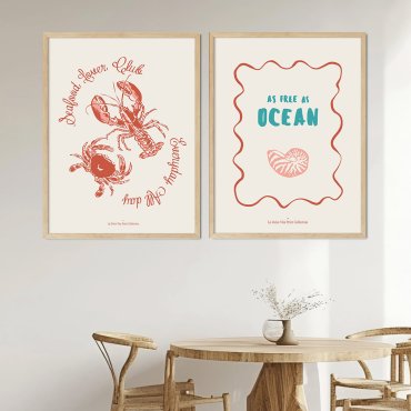 oceanic feeling plakaty do kuchni