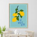 sweet lemonade plakat z cytrynami