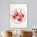 fig dessert plakat owocowy