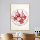 fig dessert plakat owocowy fig dessert plakat owocowy