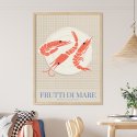 frutti di mare plakat w ramiie