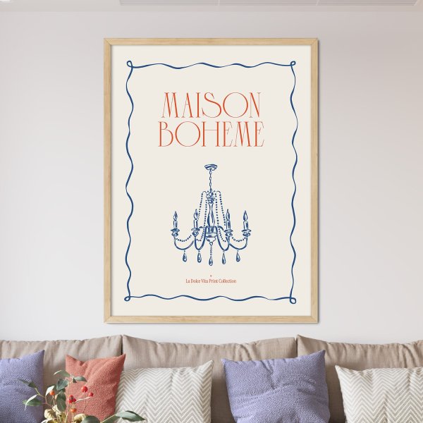 maison boheme plakat ścienny