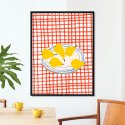 pear breakfast plakat w owoce