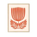 plakat w ramce ruby tulip