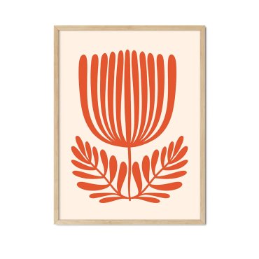 ruby tulip plakat w kwiaty