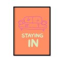plakat staying in