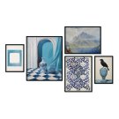 azure tiles plakaty w zestawie azure tiles plakaty w zestawie