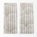 Komplet zasłon z nadrukiem Cotton Anemones