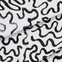 Abstract Typography zasłony z wzorem z bliska