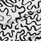 Abstract Typography zasłony z wzorem z bliska