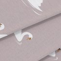 Zasłony w łabędzie Subtle Swans z bliska