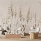 Tapeta ścienna w beżach Pampas Grass Tapeta ścienna w beżach Pampas Grass