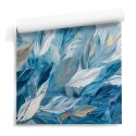 Tapeta ścienna z teksturą płotna Canvas Foliage