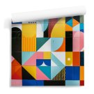 Tapeta ścienna z kolorowym motywem Color Patchwork Tapeta ścienna z kolorowym motywem Color Patchwork