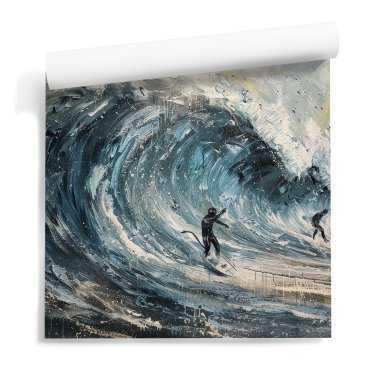 tapeta na ścianę z surferem
