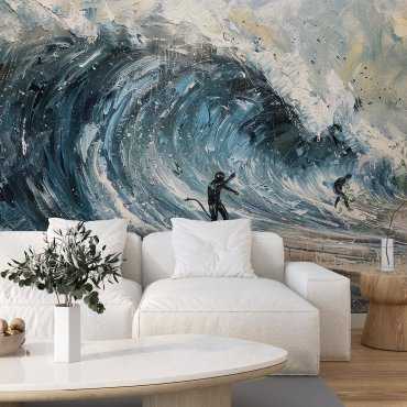 tapeta na ścianę z surferem