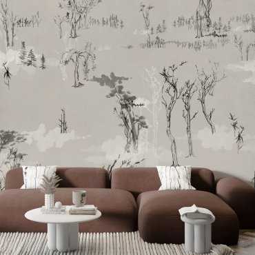 Tapeta Inkbrush Forest