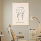 dentysta przekrój zęba trzonowego plakat w ramce dentysta przekrój zęba trzonowego plakat w ramce