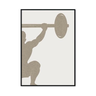 plakat na siłownie kulturystyka