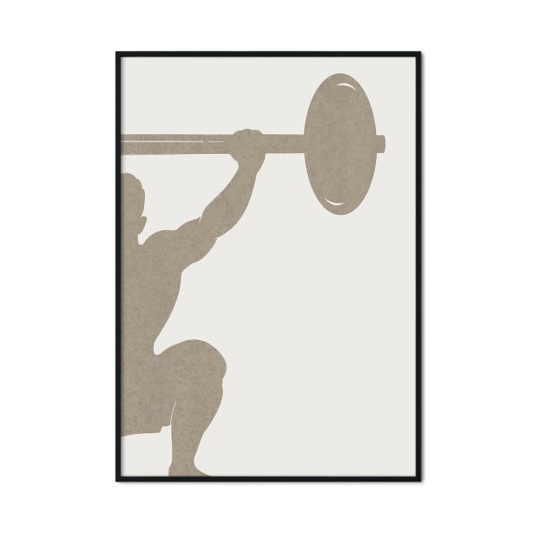 plakat na siłownie kulturystyka