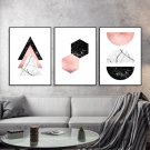 Zestaw trzech plakatów - ROSE GOLD ART Zestaw trzech plakatów - ROSE GOLD ART