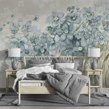 Forget-me-not Field tapeta kwiecista