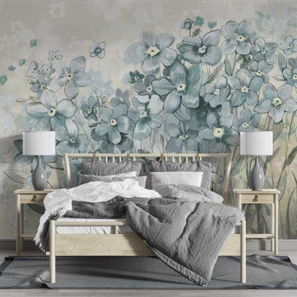 Forget-me-not Field tapeta kwiecista